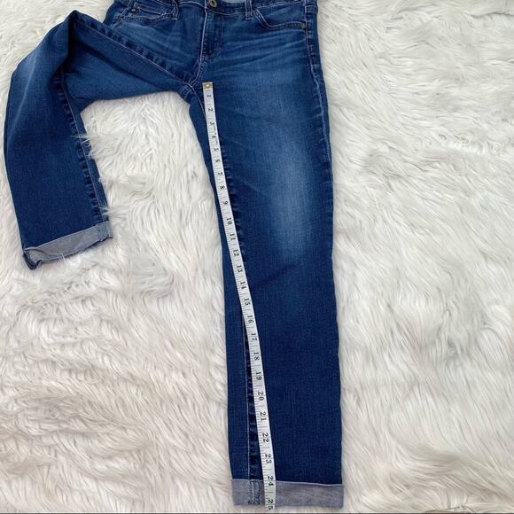 AG The Stilt Roll-Up Cigarette Jeans Blue Size 27 - Picture 4 of 11